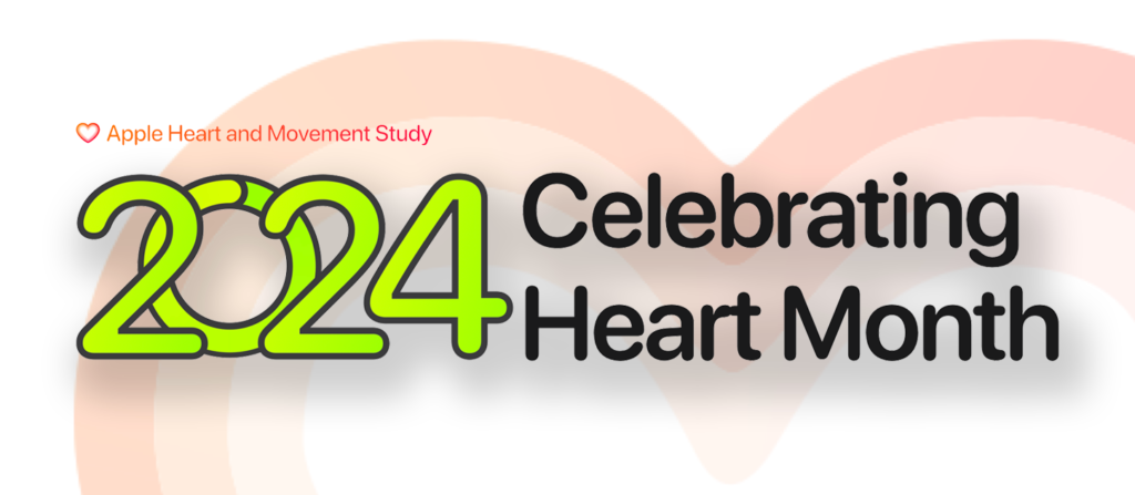 Image displaying Apple Heart and Movement Study 2024 - Celebrating Heart Month